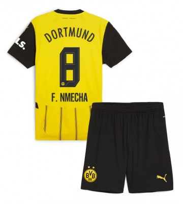 Borussia Dortmund Felix Nmecha #8 Hemmakläder Barn 2024-25 Kortärmad (+ Korta byxor)